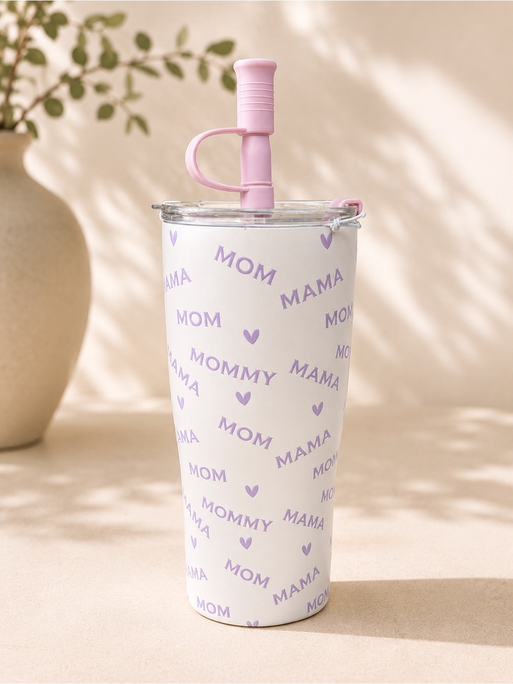 Mommy 20 oz Stainless Steel Double Wall Insulated Tumbler BPA Free